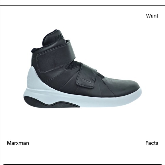 Nike Other - Nike Marxman black leather sneakers Sz 13 $175